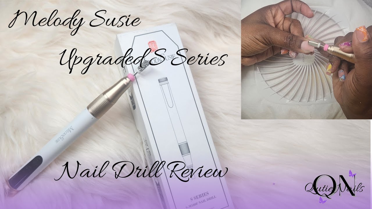 Melody Susie Upgraded Rechargeable Drill Review |Discount Link Below #qutienails, #melodysusie
