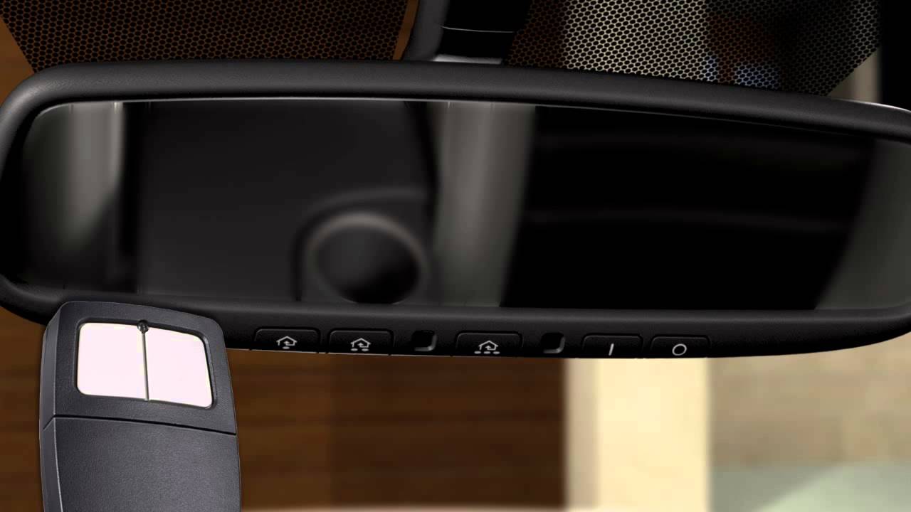 Garage Door Opener Programming and Operation - Rearview Mirror/Overhead Console