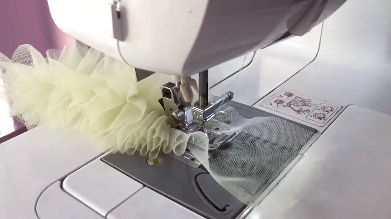 How to gather fabric without gathering foot || how to gather fabric with a brother sewing machine