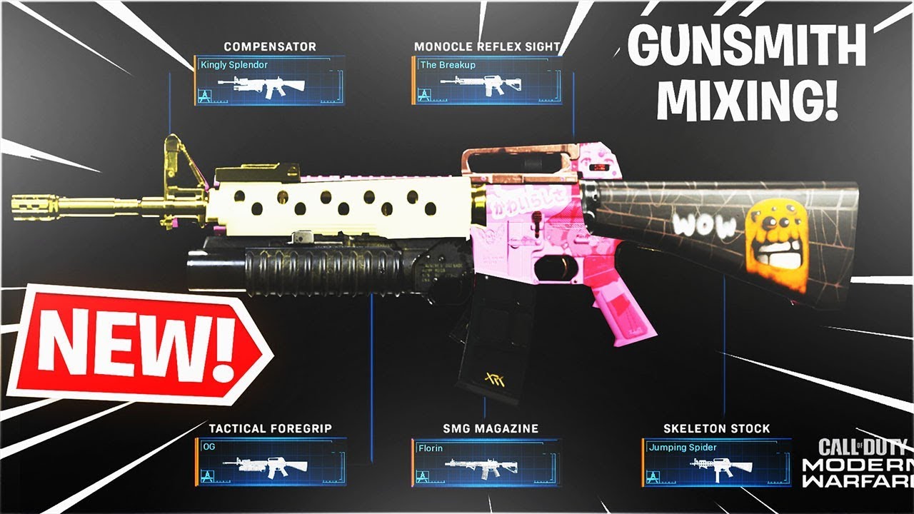 *NEW* How GUNSMITH CUSTOMS and MIXING BLUEPRINTS Works on Modern Warfare Warzone - MW 1.20 Update