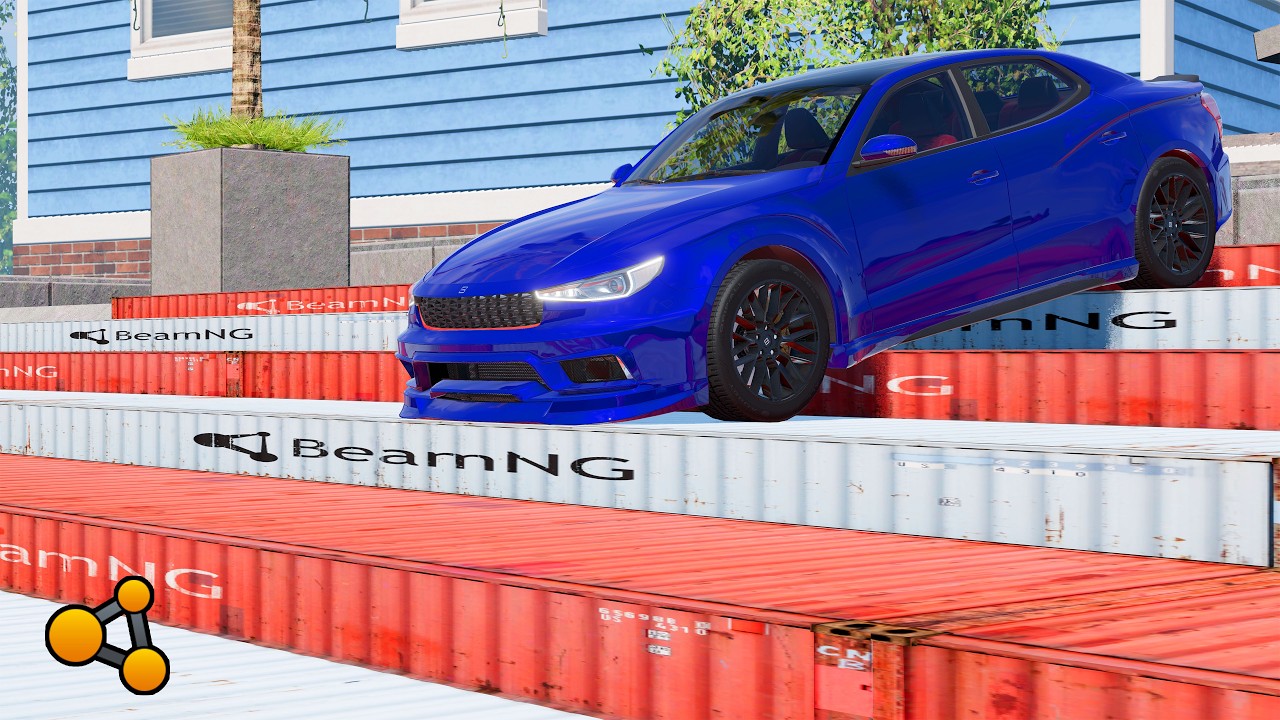 Cars vs Impossible Stairs #2 – Only 1 Car Survived 😱 | BeamNG Drive