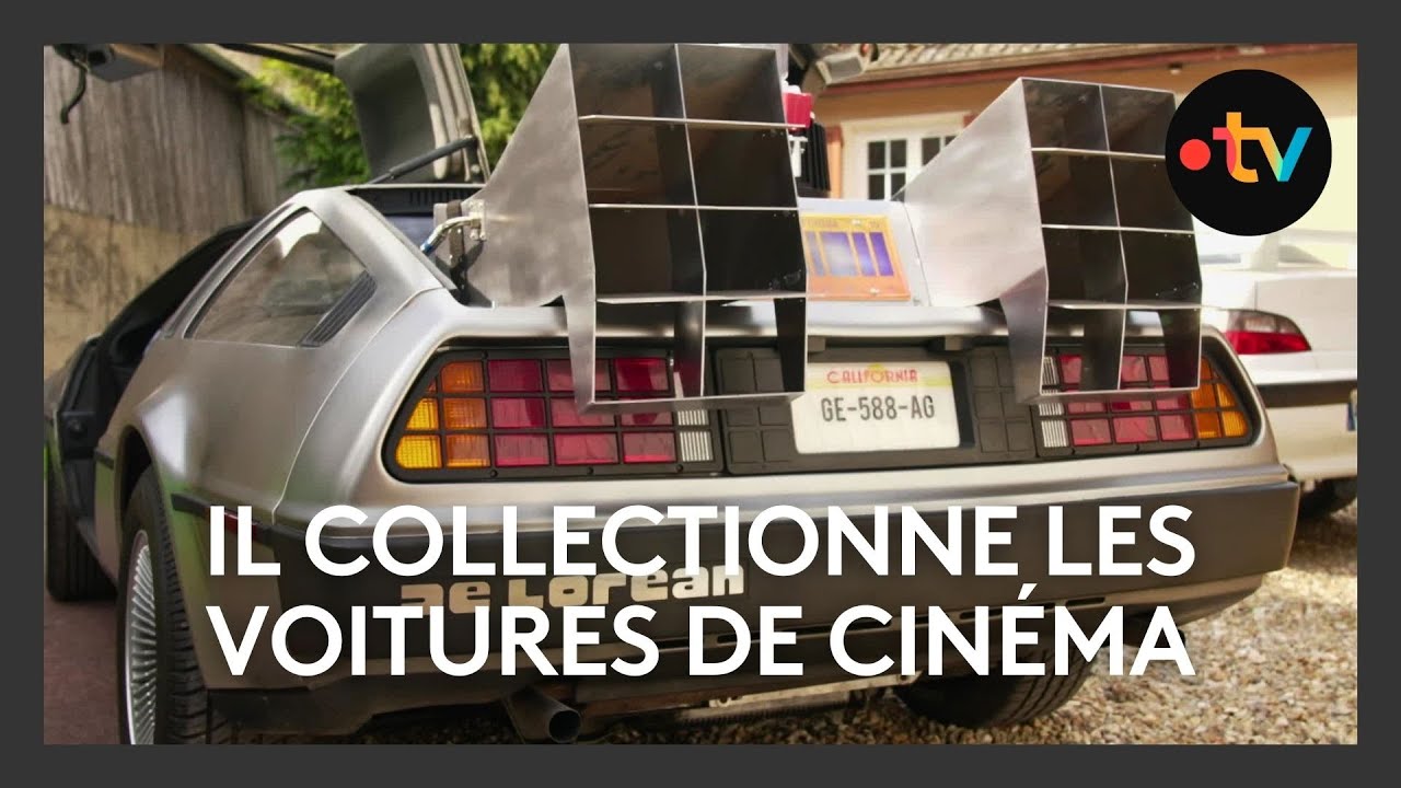 Ce passionn&eacute; du 7e art collectionne les r&eacute;pliques de voitures de cin&eacute;ma