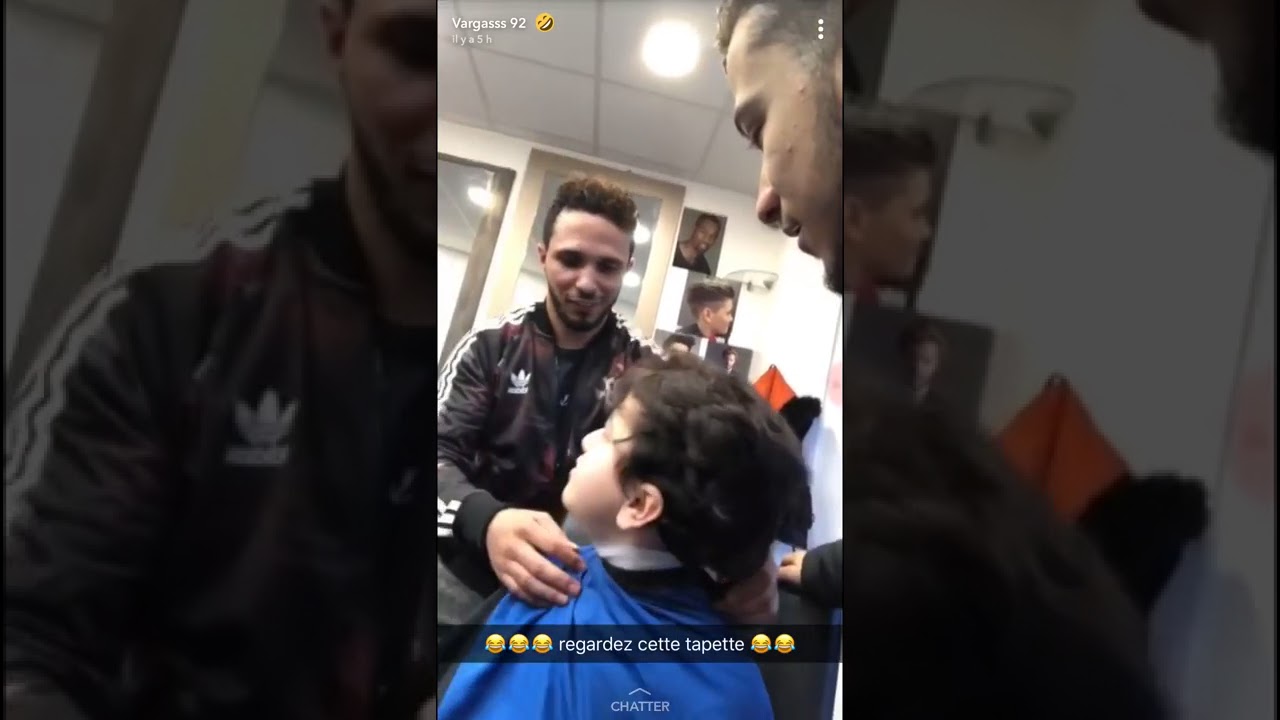 VARGASSS92@ IL AMENE SON FRERE CHEZ LE COIFFEUR!!✂️✂️