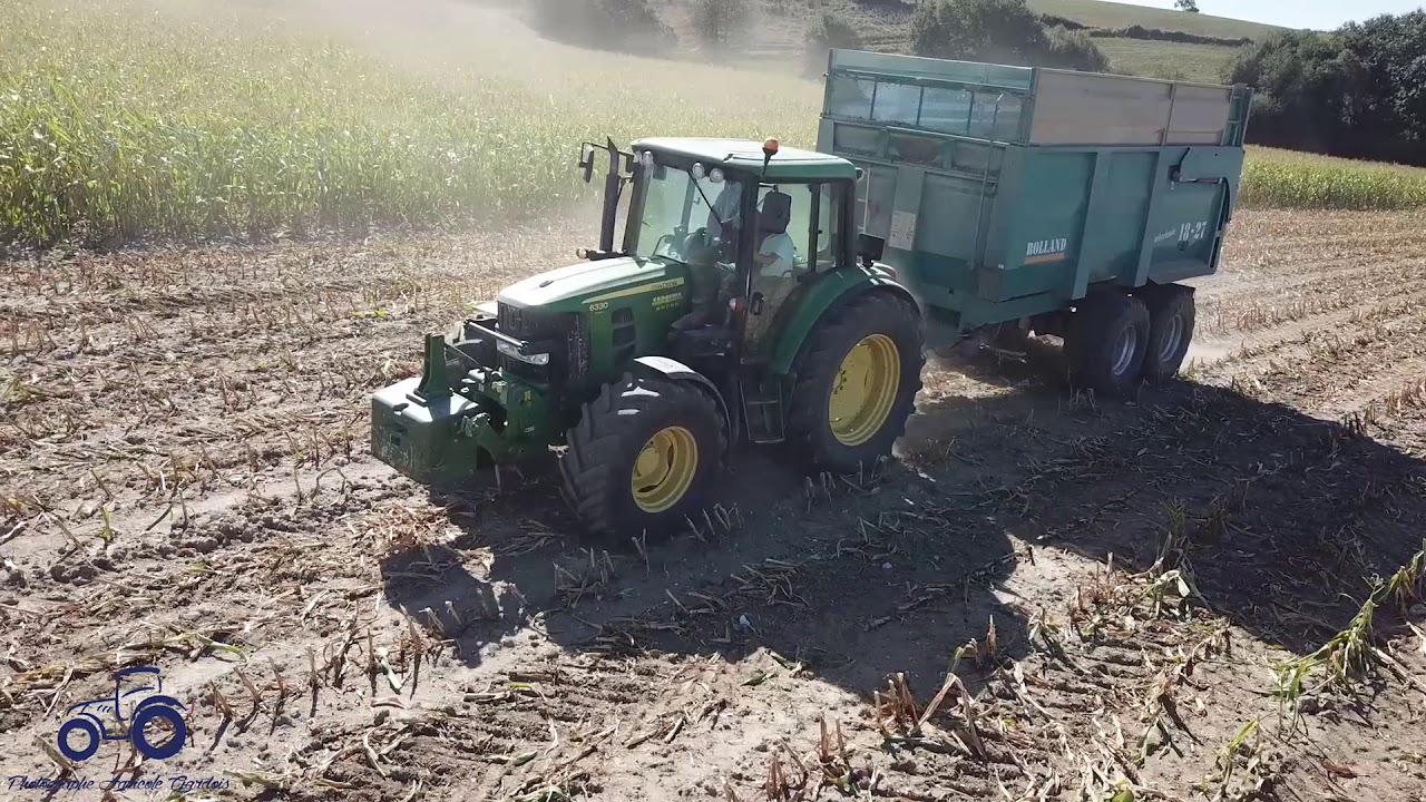 Ensilage de ma&iuml;s dans l'Aveyron 2K18  &copy;Photographe Agricole Gardois&copy;