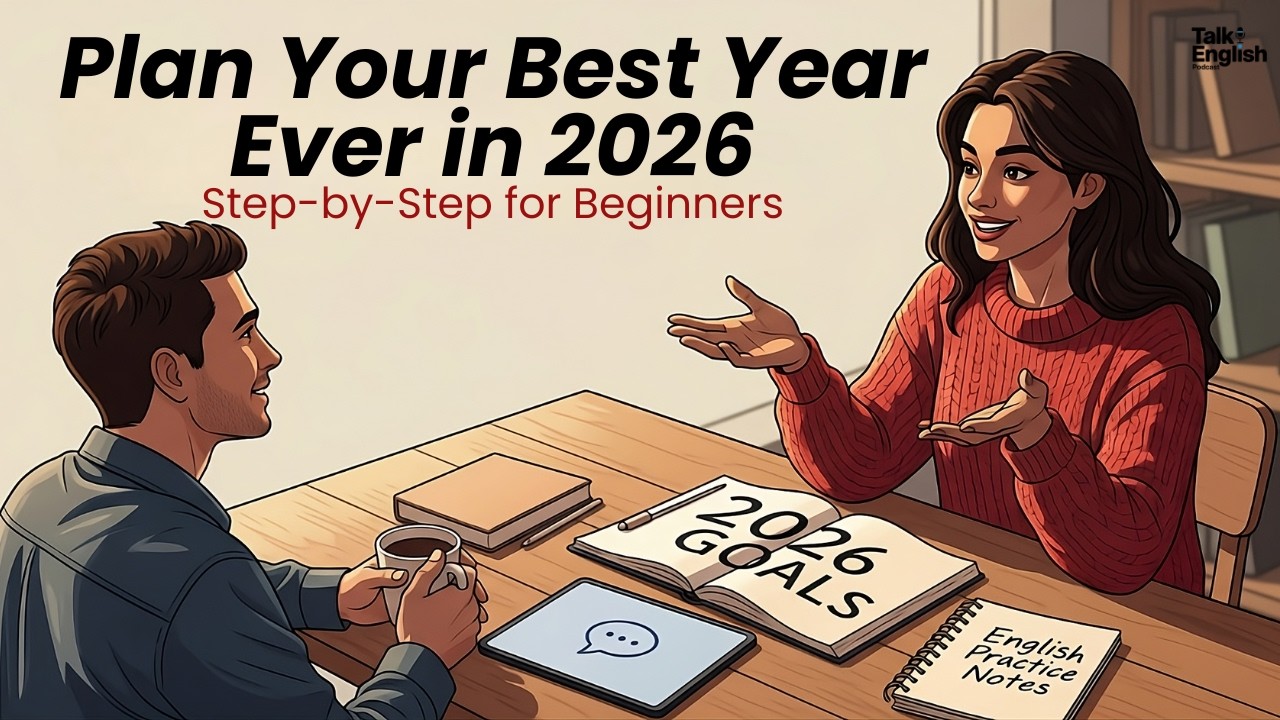Easy English Conversation | Plan Your Best Year Ever in 2026 (Step-by-Step for Beginners)