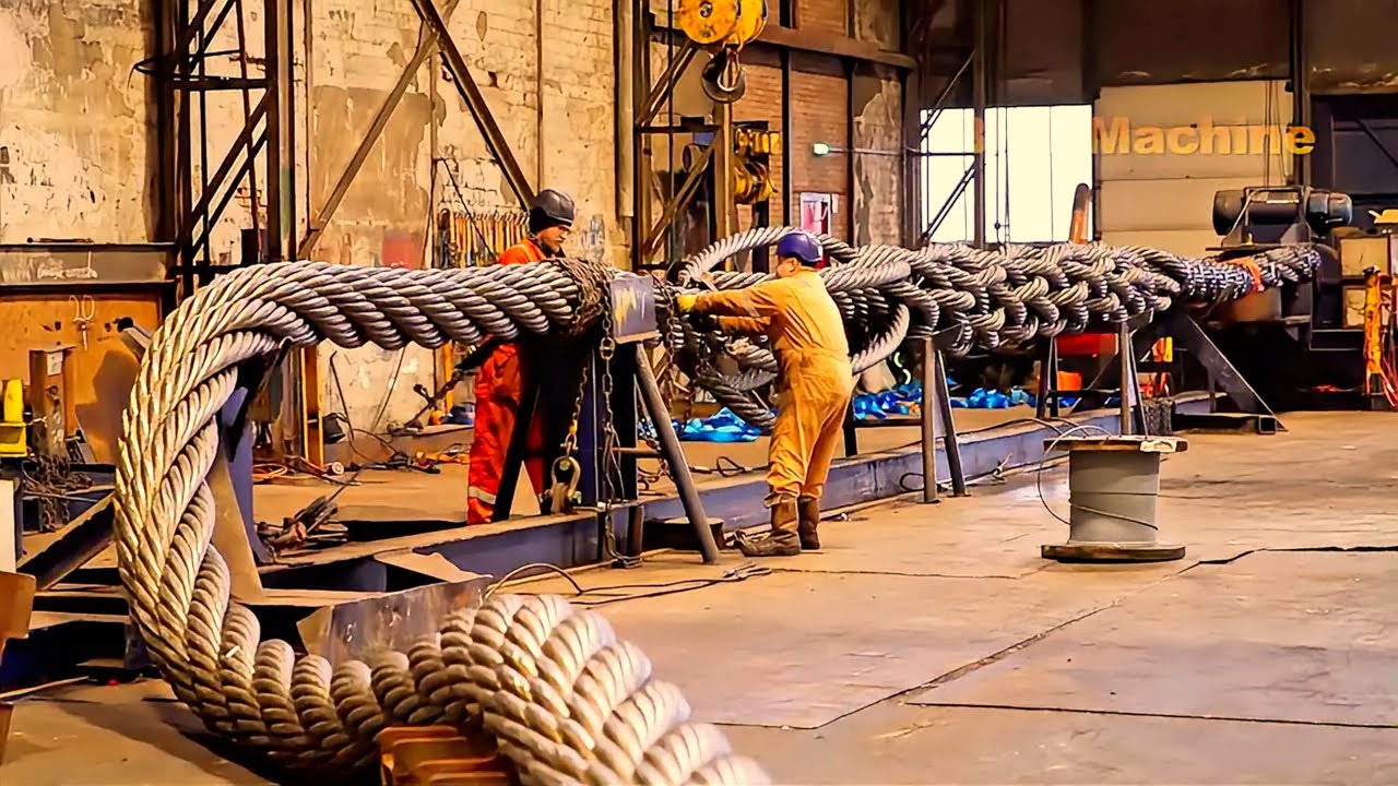 Unique Giant Steel Cable Manufacturing Technology - Interesting Cable Splicing Process Method
