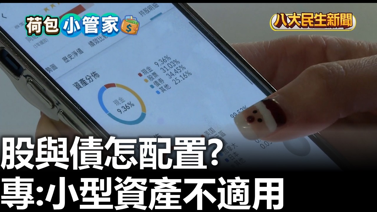 股.債怎配置? 專:小型資產不適用 八大民生新聞 2026030908