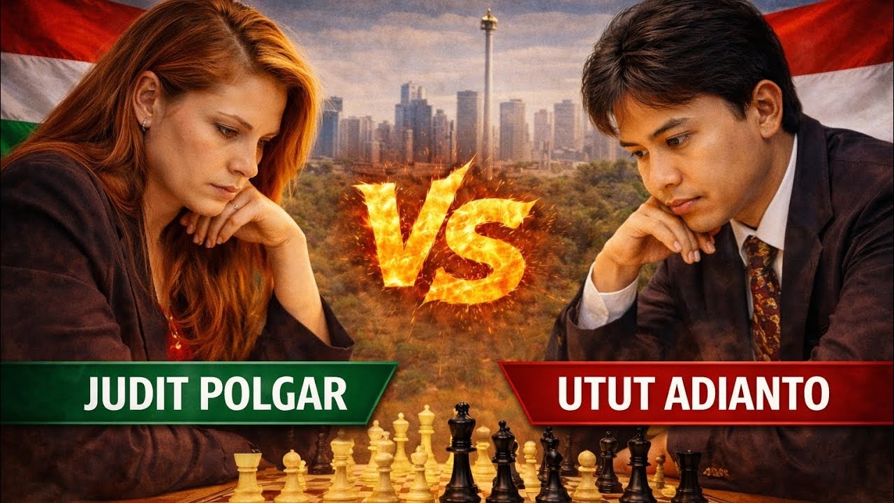Judit Polgar vs Utut Adianto ◉ Jakarta Rapid Tournament - Jakarta 1995