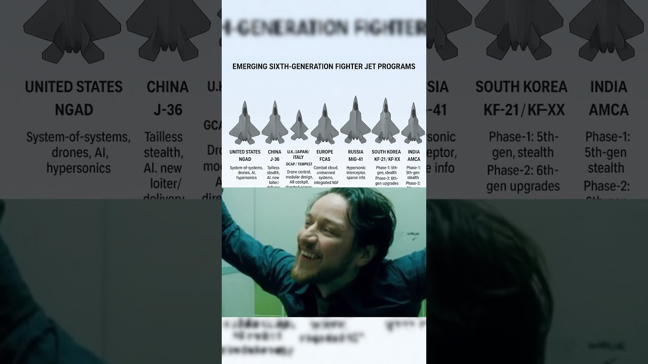 6th Generation Fighter Jets 🚀 Future Air Power Race | USA vs China vs India vs Europe