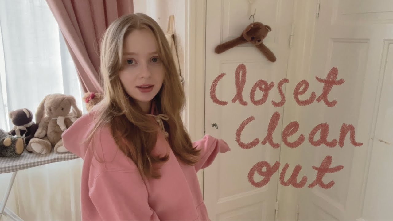 cozy closet clean out // coquette wardrobe