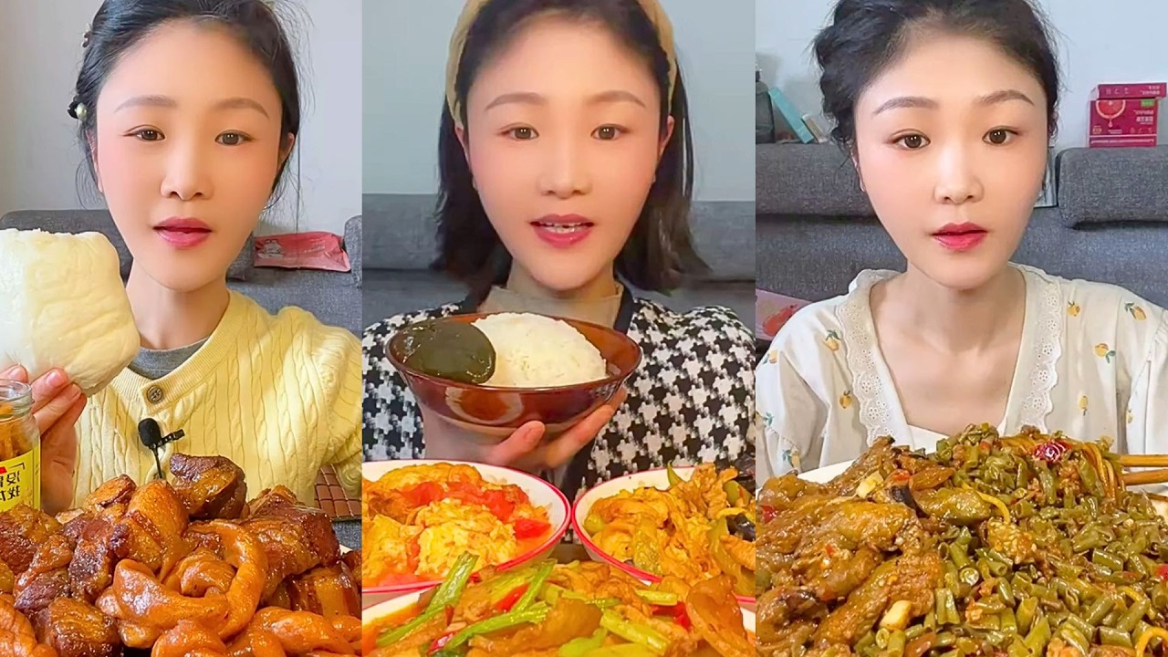 1 Hour ASMR Mukbang | Satisfying Eating Sounds for Sleep, Relaxation & Study #1101