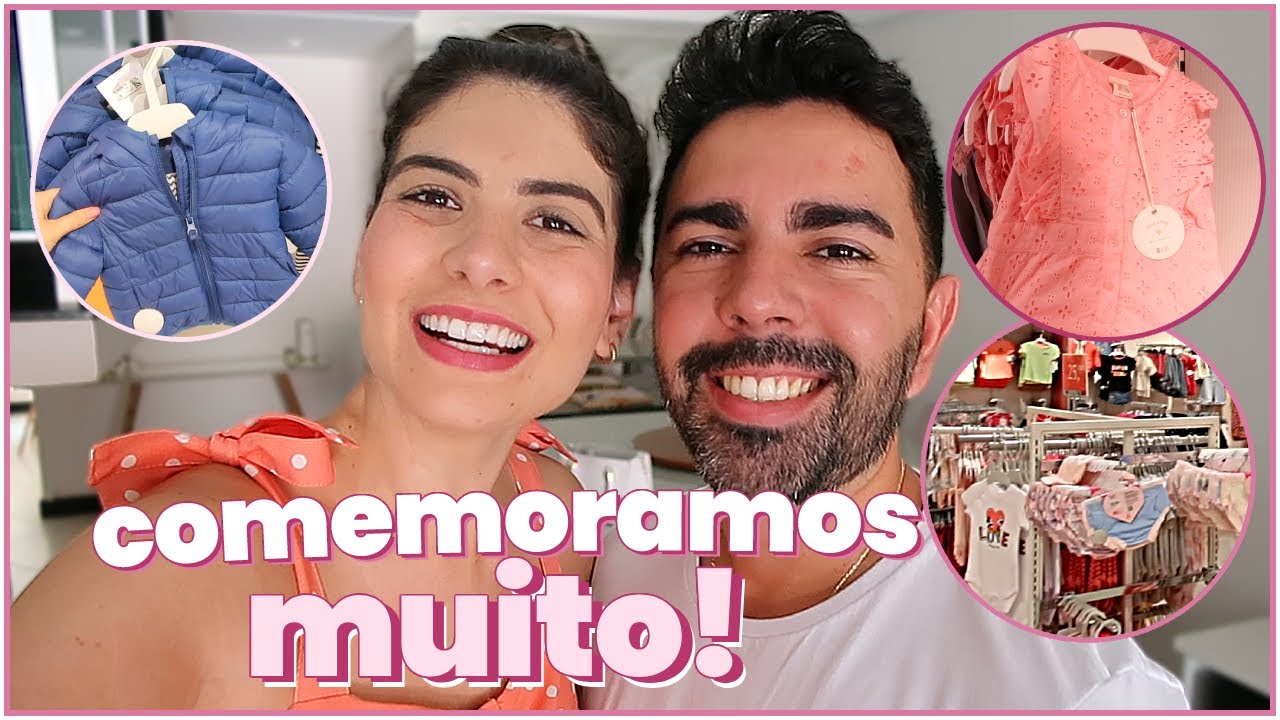 PRIMEIRO DIA GR&Aacute;VIDA - SA&Iacute;MOS COMEMORAR NOSSO BABY, VER LOJAS DE BEB&Ecirc; E MAIS! - Thamy&ecirc; Baseggio