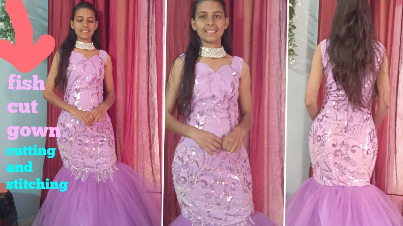 Fish Cut Gown Cutting And Stitching  || Preksha Boutique