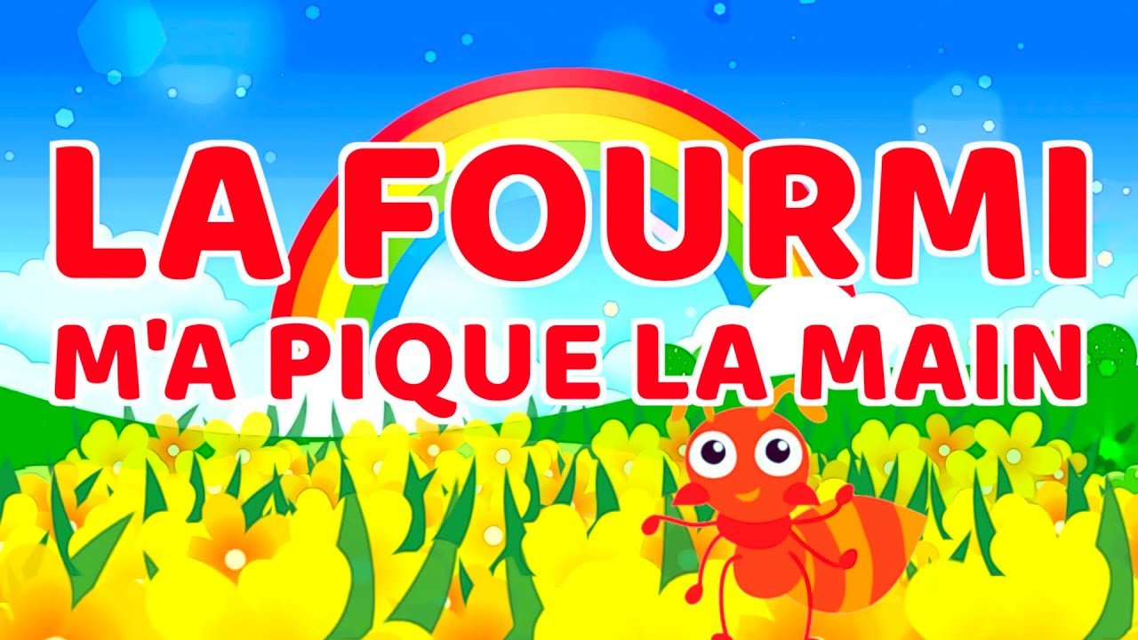LA FOURMI M'A PIQUE LA MAIN ! (Comptine avec Paroles) 🐔 Papa Poule