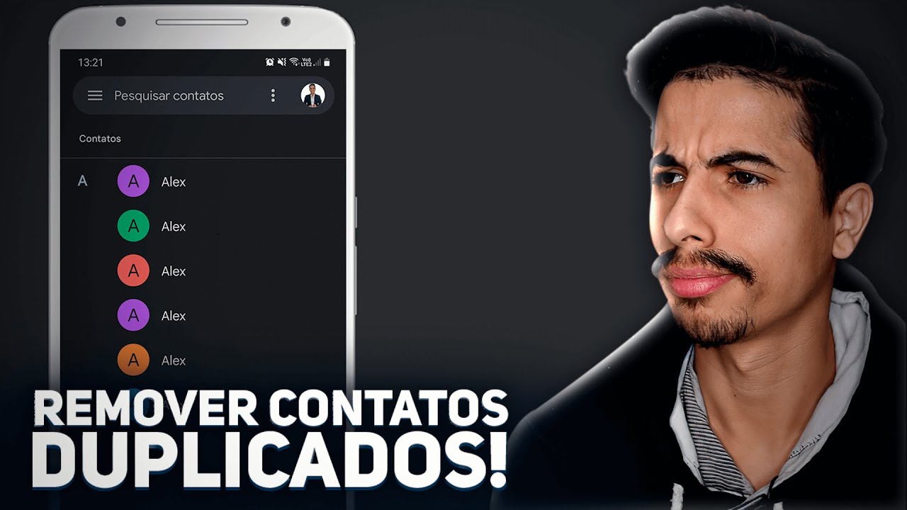 Como ORGANIZAR E REMOVER CONTATOS DUPLICADOS no CELULAR!