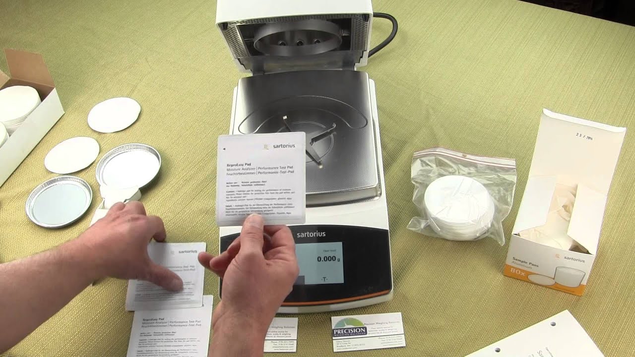 Sartorius MA160 Moisture Balance and what comes with this Moisture Analyzer