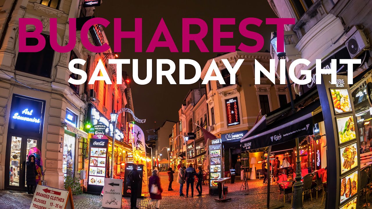 🇷🇴 Bucharest by Night: A Walk Through the Old Town's Vibrant Streets