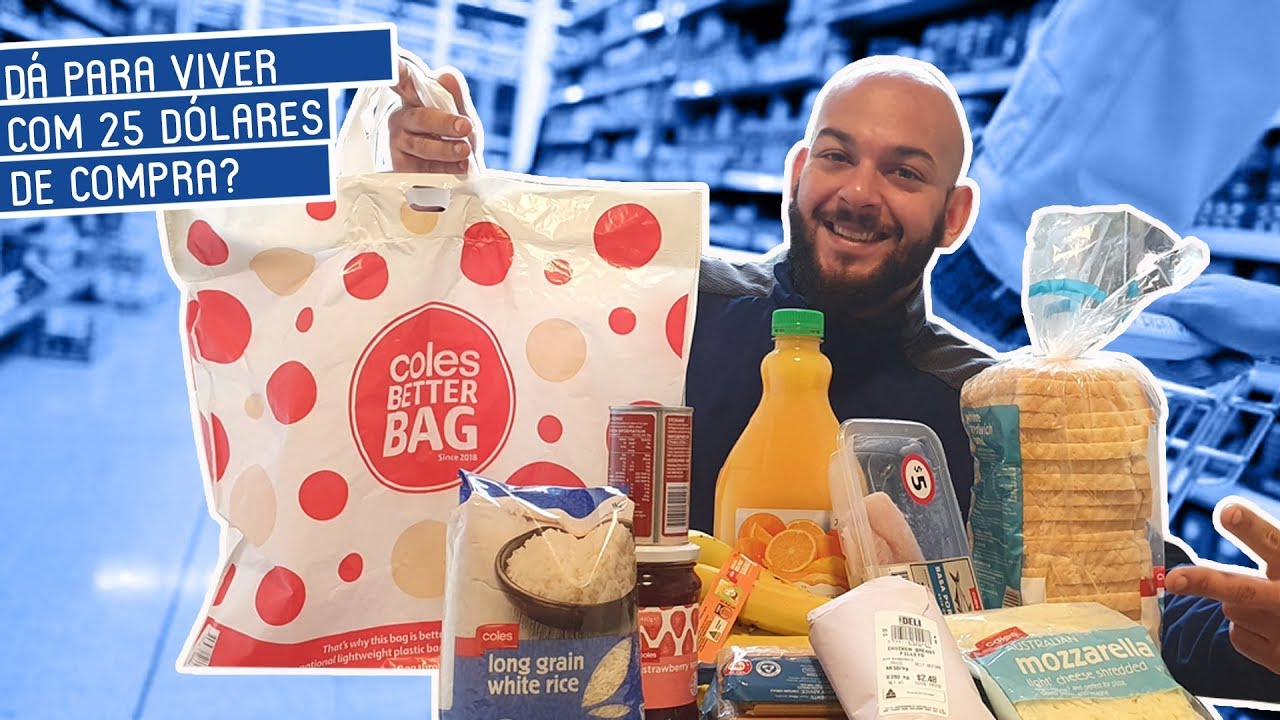 CUSTO DE VIDA NA AUSTRÁLIA. DÁ PRA VIVER COM 25 DÓLARES DE SUPERMERCADO EM SYDNEY?