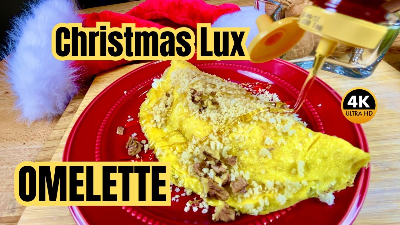 Изысканный рождественский омлет, который вы никогда раньше не видели🎄🍳 