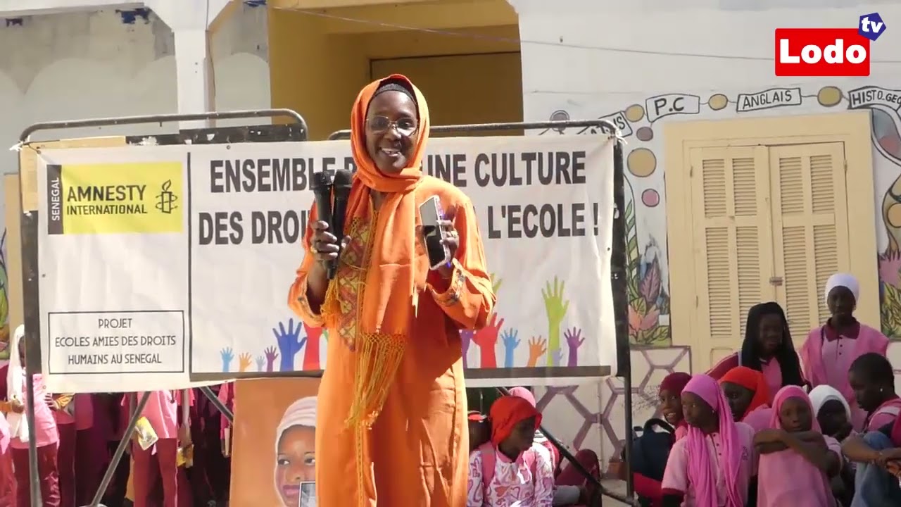 Baptême de la promotion "Absatou Diallo DIOP" aux couleurs des droits humains. Bel hommage
