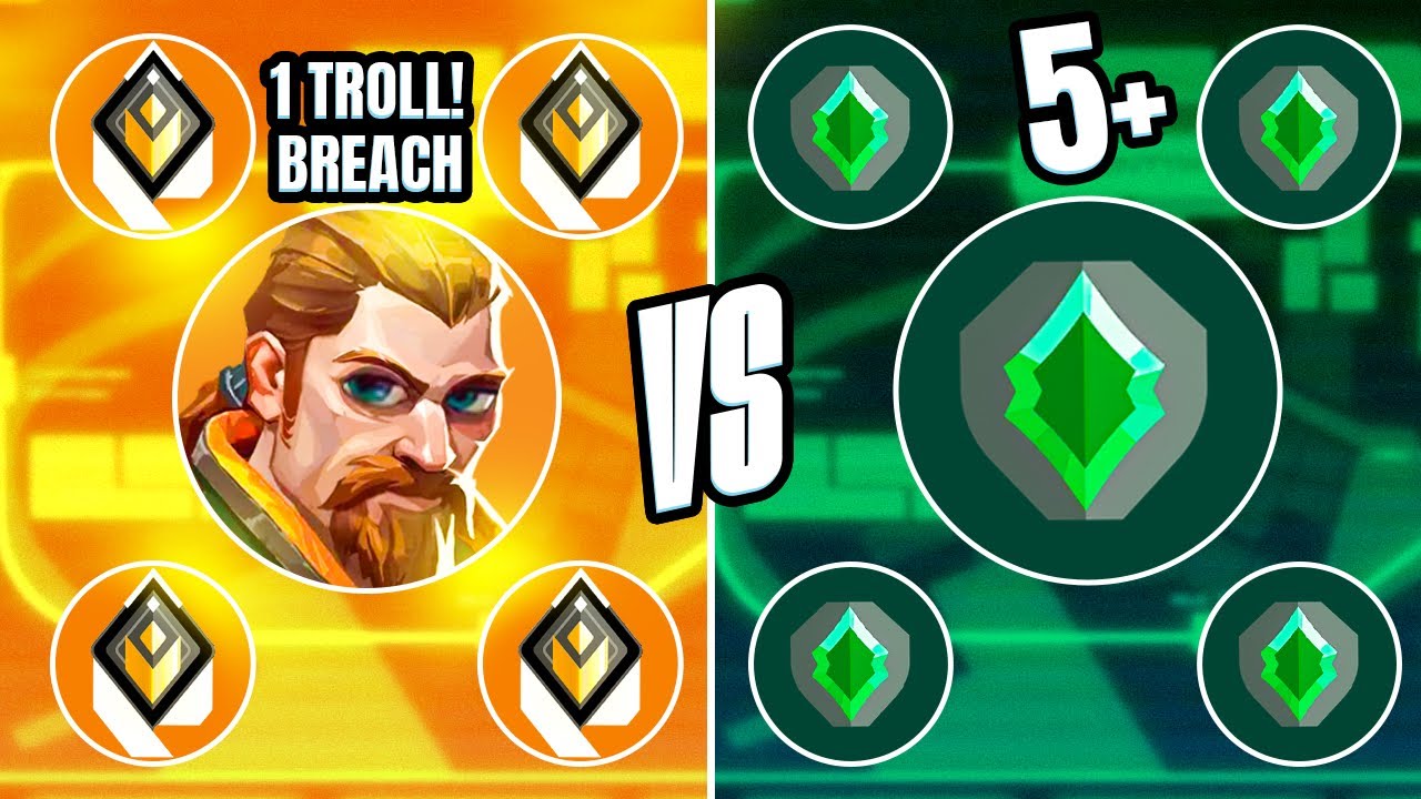 4 RADİANT'ı TROLLEYEN 1 BREACH vs 5 YÜCELİK! Valorant