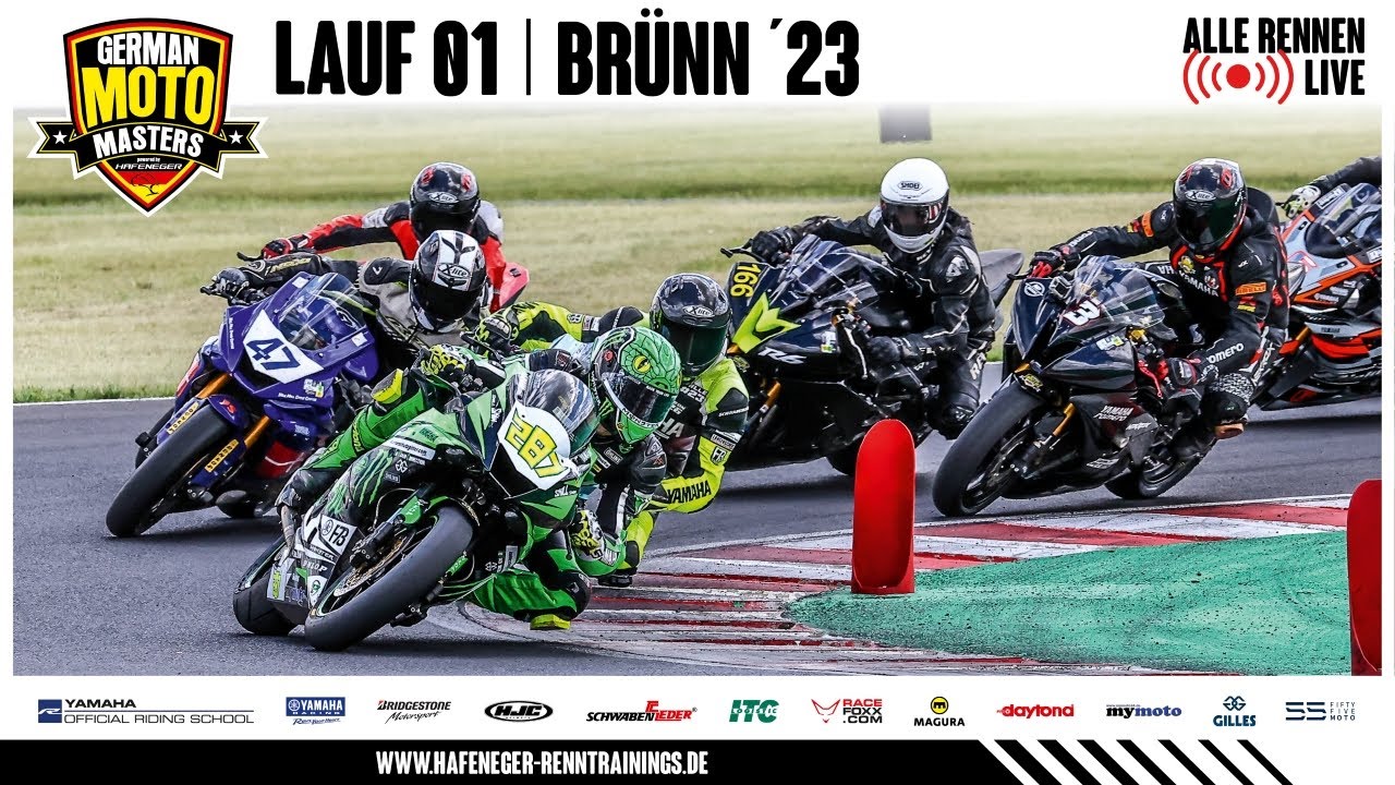 German Moto Masters LIVE | Saisonauftakt Lauf 1 auf dem Automotodrom Brno - Brno Circuit