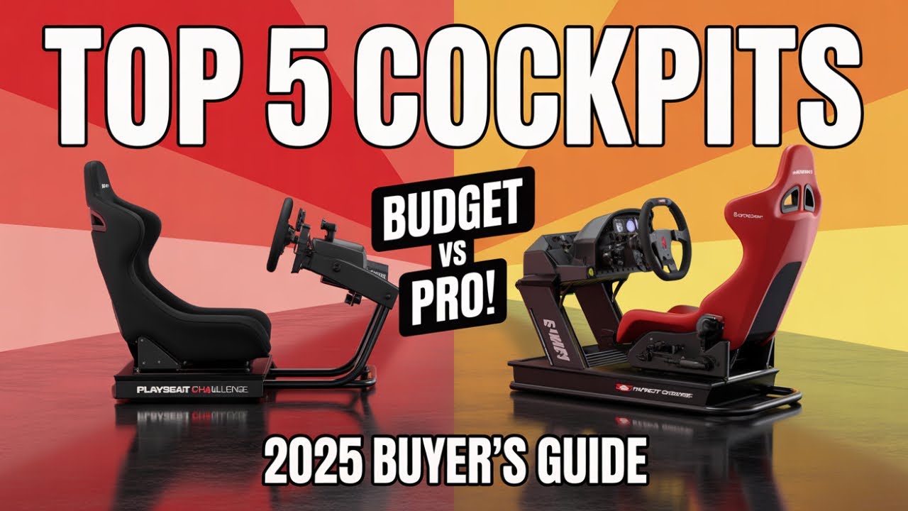Best Sim Racing Cockpits 2025 – From Budget to Pro!
