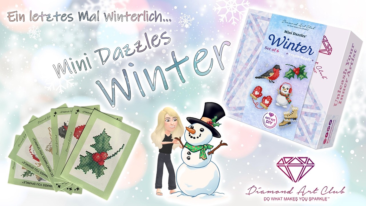 ✨Ein letzter Winterzauber? ☃️ WINTER Mini Dazzles von Diamond Art Club