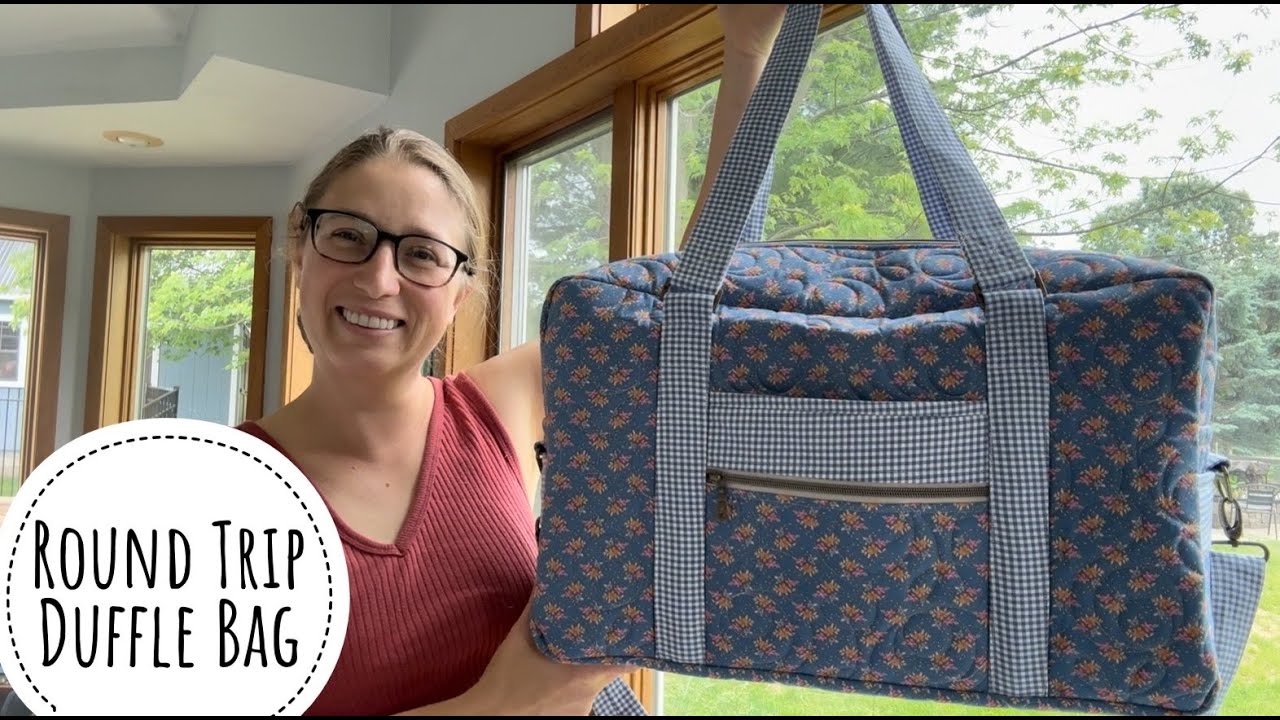 Making the Round Trip Duffle from Patterns by Annie, VLOG