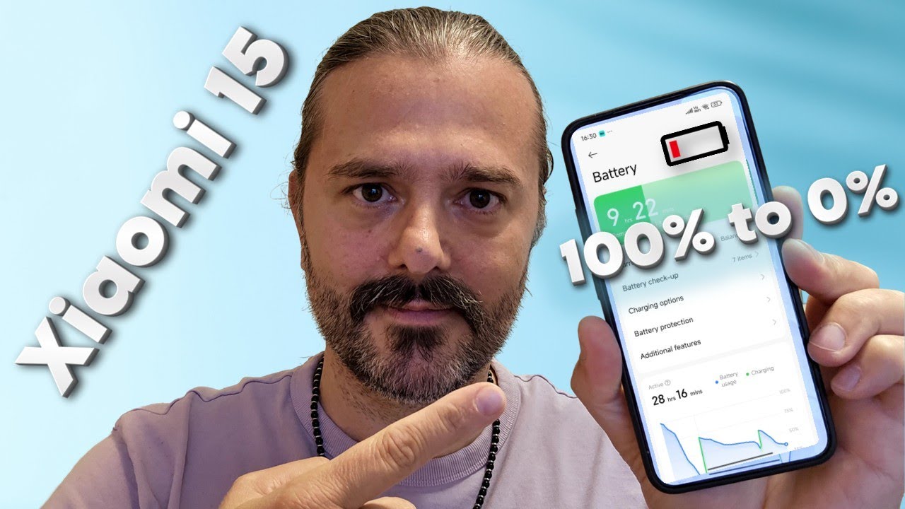 Xiaomi 15 Real Battery Test From 100% to 0% on WiFi & 5G: Socials, YouTube, Gaming, Camera, Calls