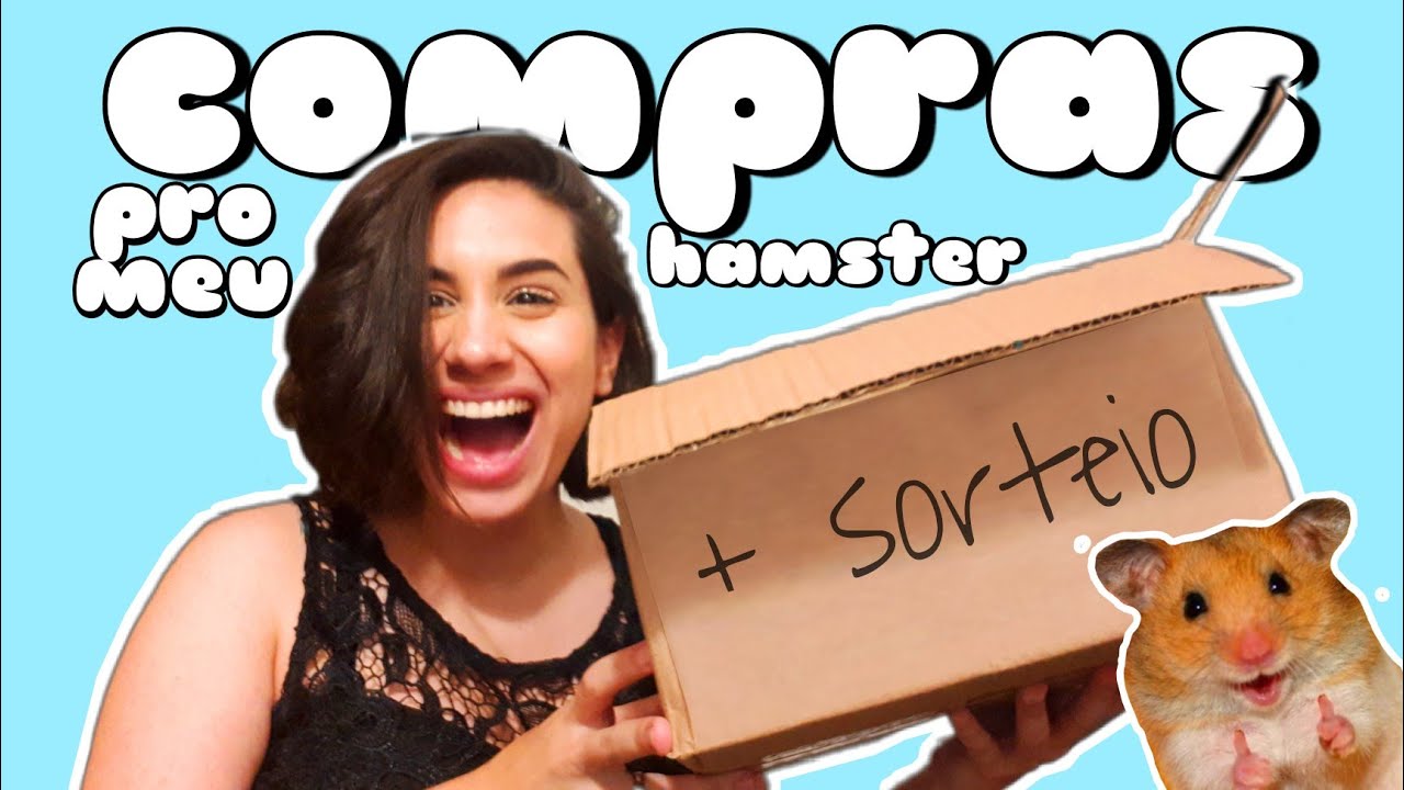UNBOXING! Compras pro meu hamster + SORTEIO! | HAMSTERS #12