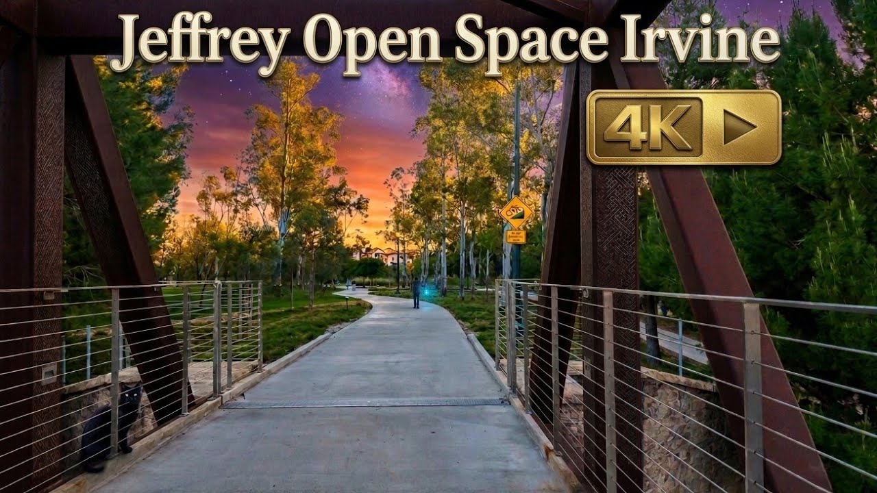 Escape the City: A Scenic Walk Down Jeffrey Open Space Trail, Irvine, CA (4K Walking Tour)