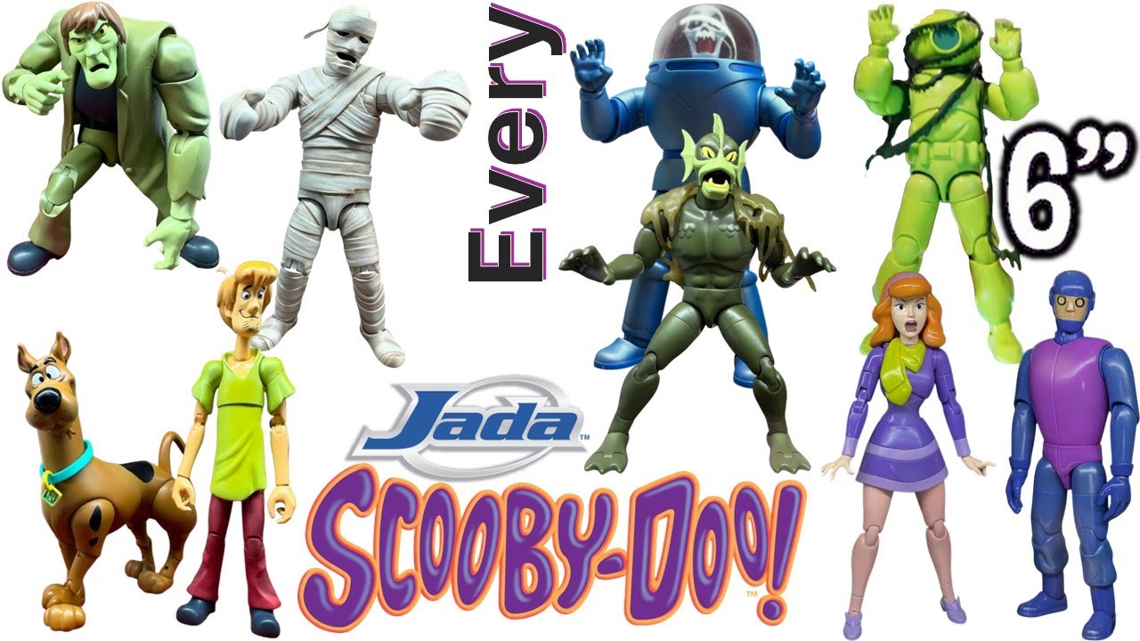 Сравнительный список всех игрушек Jada Toys Scooby Doo