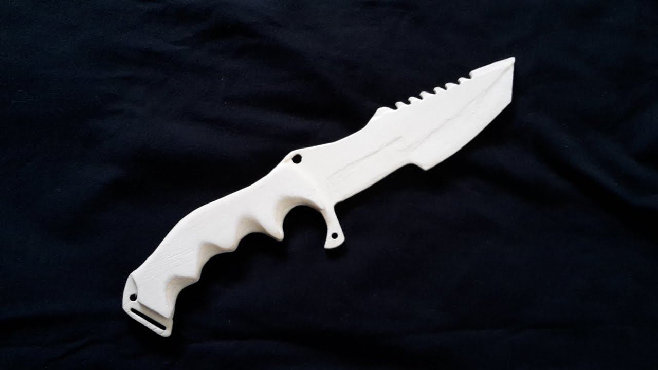 Wooden Huntsman Knife tutorial - Free template