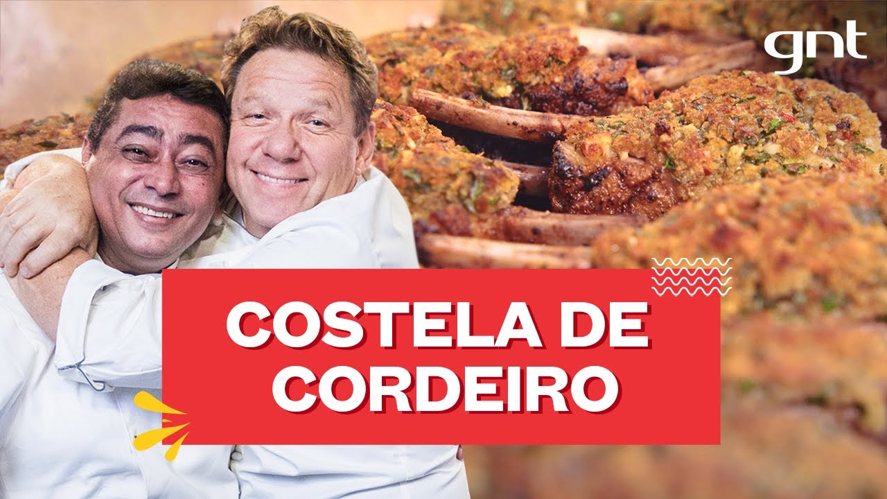 Costela de cordeiro com crosta de ervas e batata baroa | Claude Troisgros e Batista | Que Marravilha