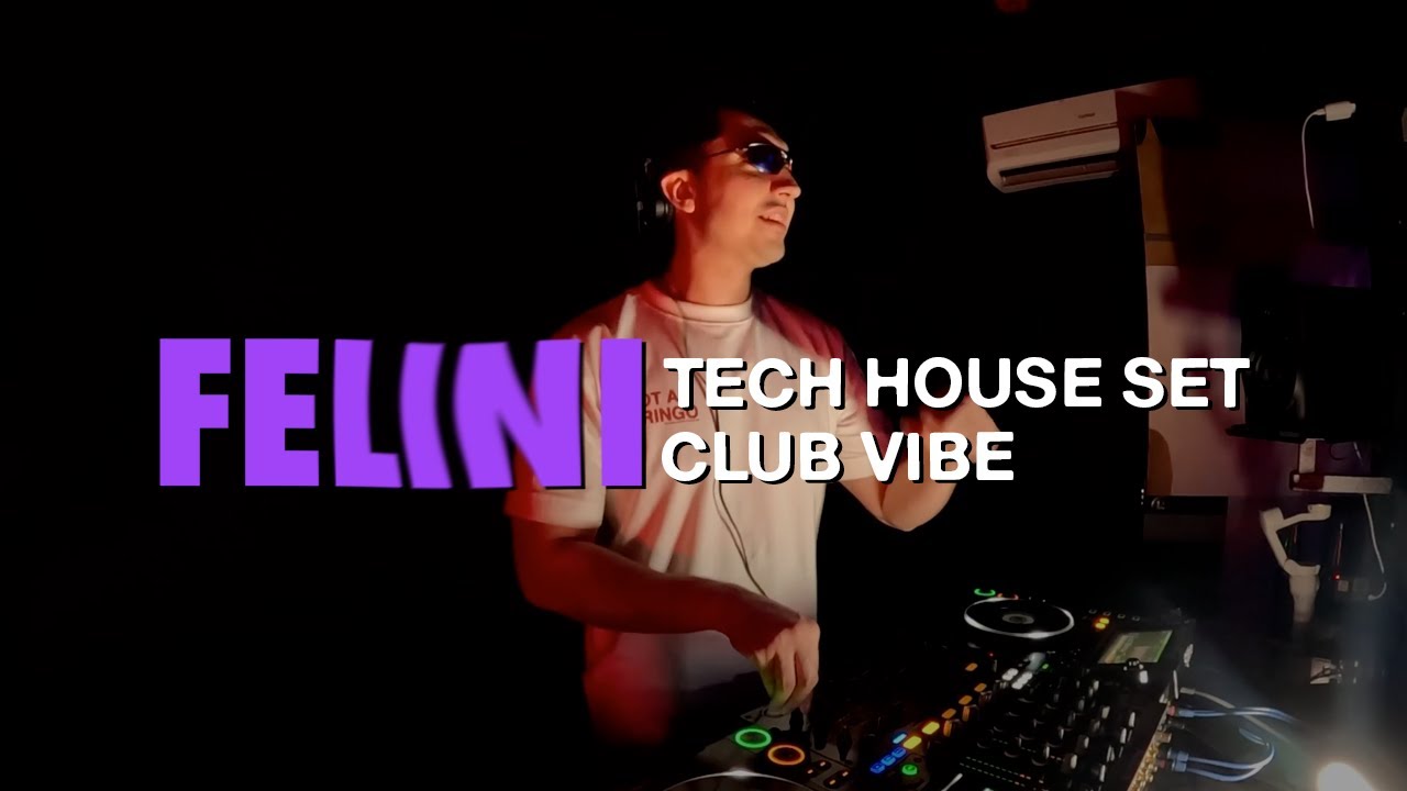 Felini Tech House Set Live at Club Vibe Vip Room