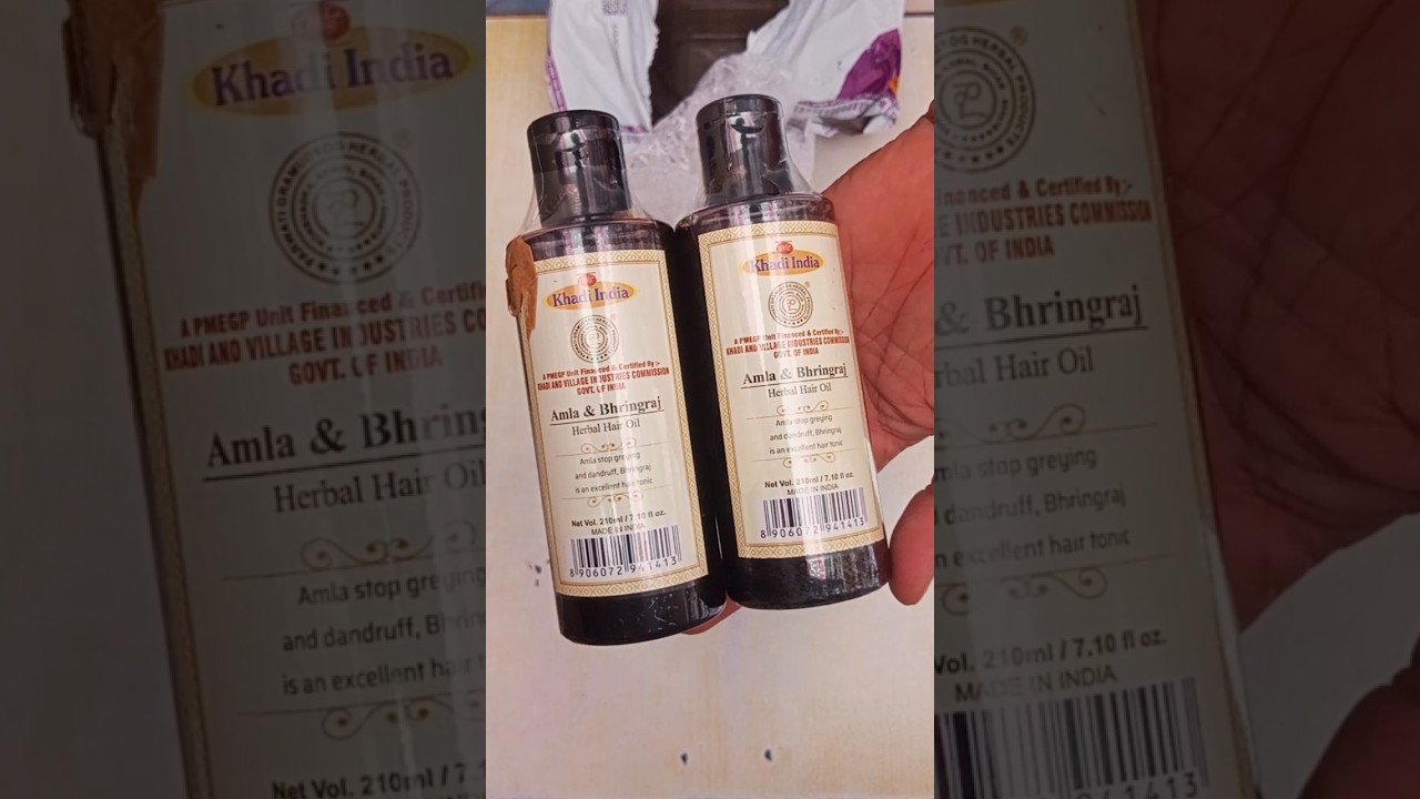 khadi india best hair oil bal badane ke liye #khadiindia July 23, 2025