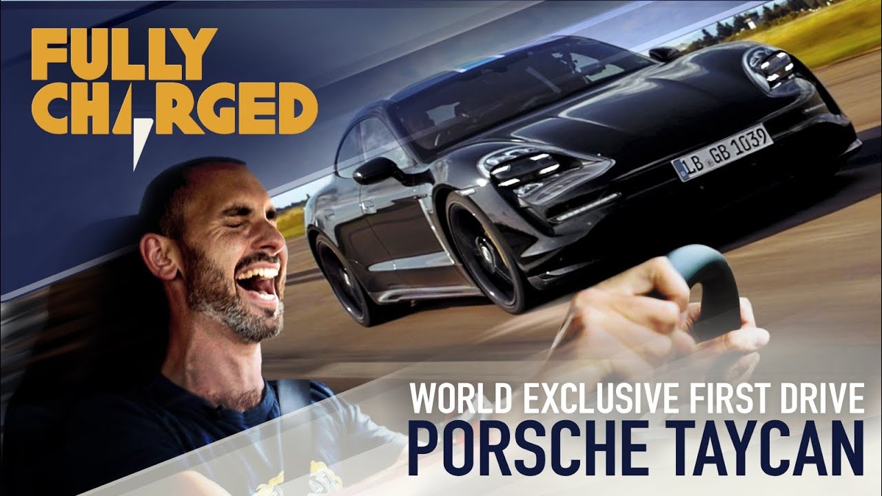 Porsche Taycan WORLD EXCLUSIVE genuine first drive & launch control testing 0-200kph | Fully Charged