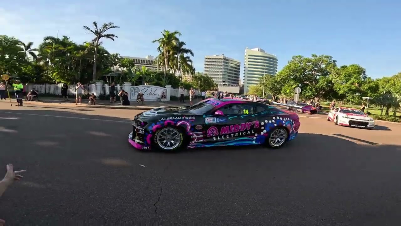 #v8 #supercars Track to Town Arrival #darwin #esplanade #northernterritory