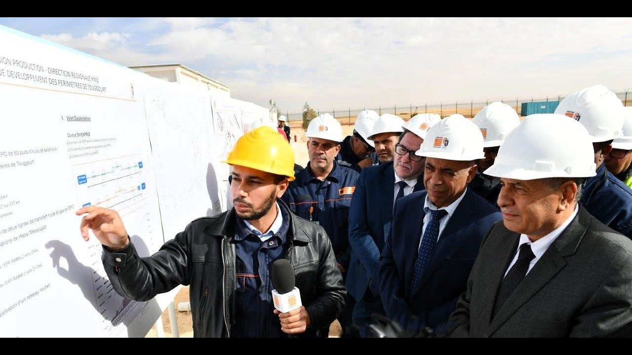 M. LE PRÉSIDENT DIRECTEUR GÉNÉRAL EN VISITE DE TRAVAIL A LA DIRECTION RÉGIONALE DE HASSI MESSAOUD