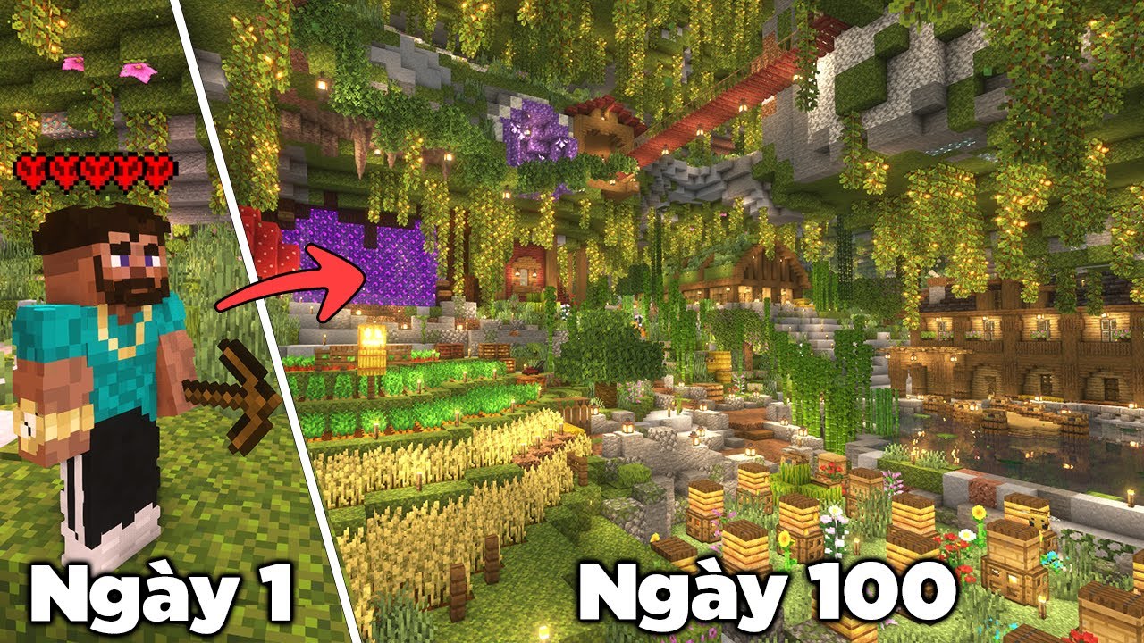 100 Ngày Sống trong Hang Động