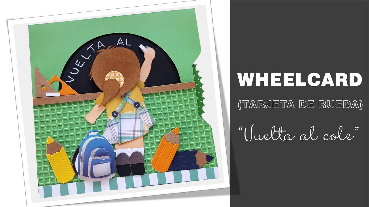 Wheelcard. Cómo hacer una tarjeta de rueda con la Silhouette (Cameo)