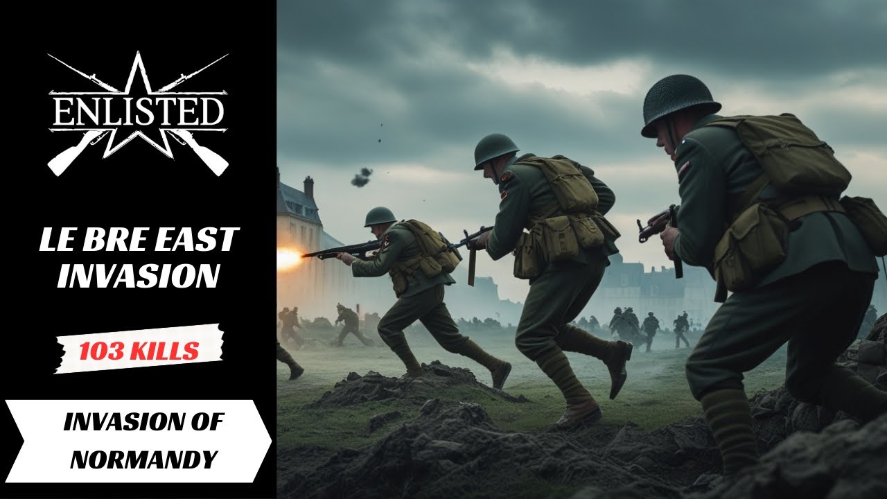 Enlisted PS5 Gameplay [4k 60fps] | No Commentary - German Army | Le Bre East Invasion