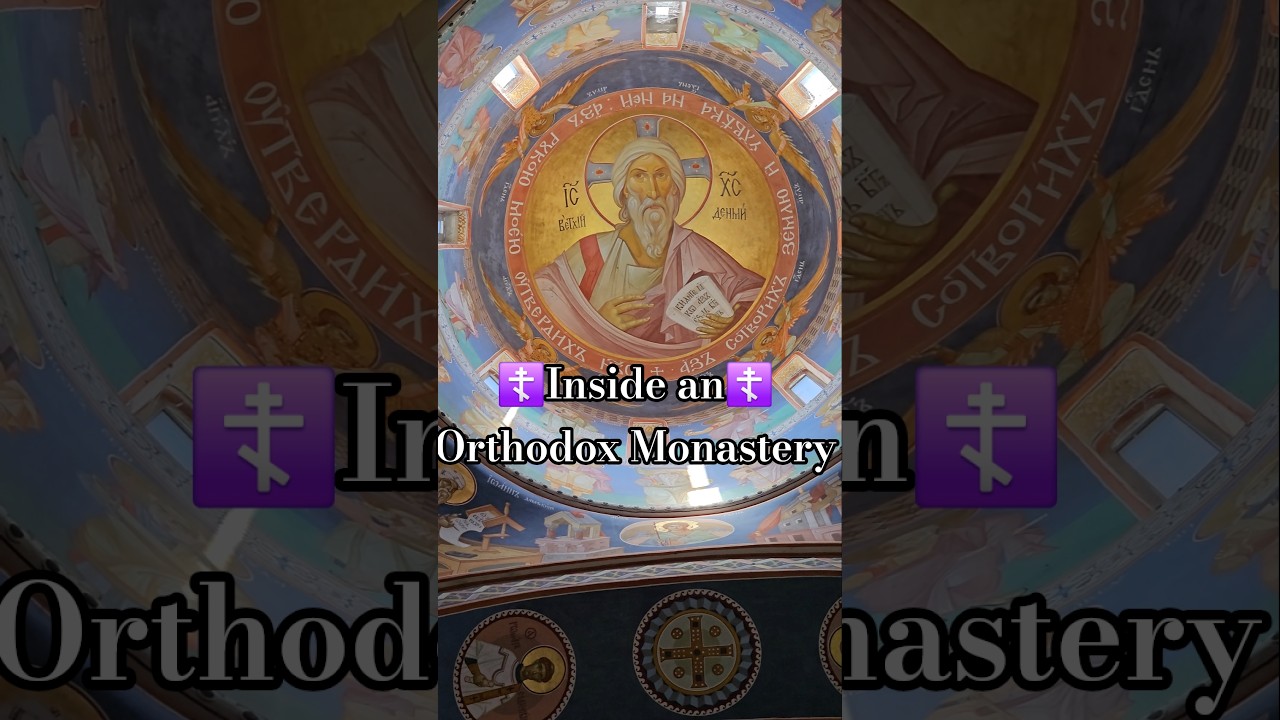 Inside an Orthodox ☦️ Monastery #travel #travelvlog #Serbia #solotravel #backpacking #budgettravel