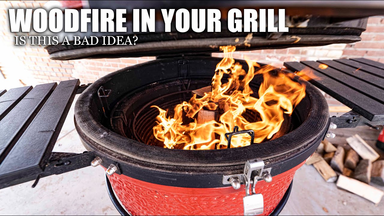 I Turned my Charcoal BBQ into a Woodfired Grill