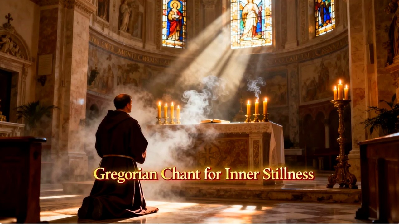 Gregorian Chant for Healing Sleep and Spiritual Reflection | Benedictine Ambience and Sacred Grace