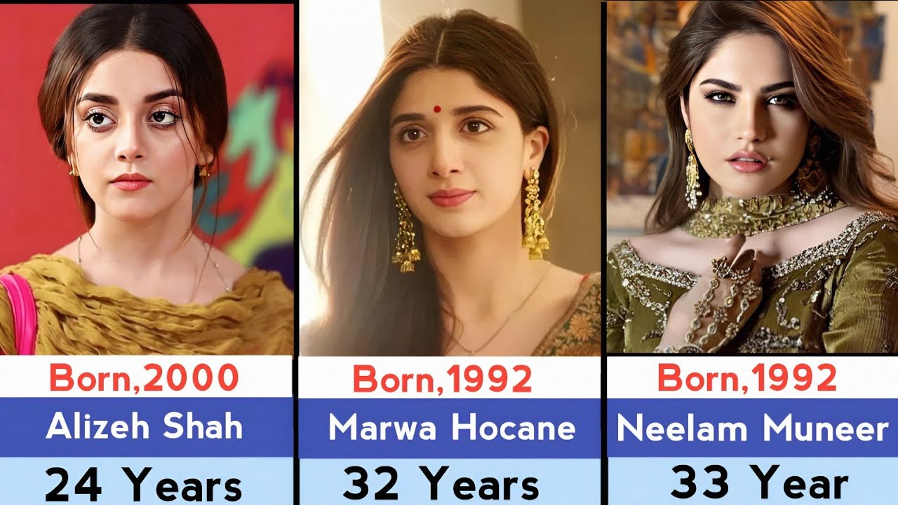 Top 100 Pakistani Drama Actress Name & Age 2025 | Pakistani Dramas
