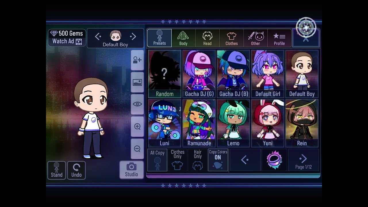 Me making Liz the elf in gacha