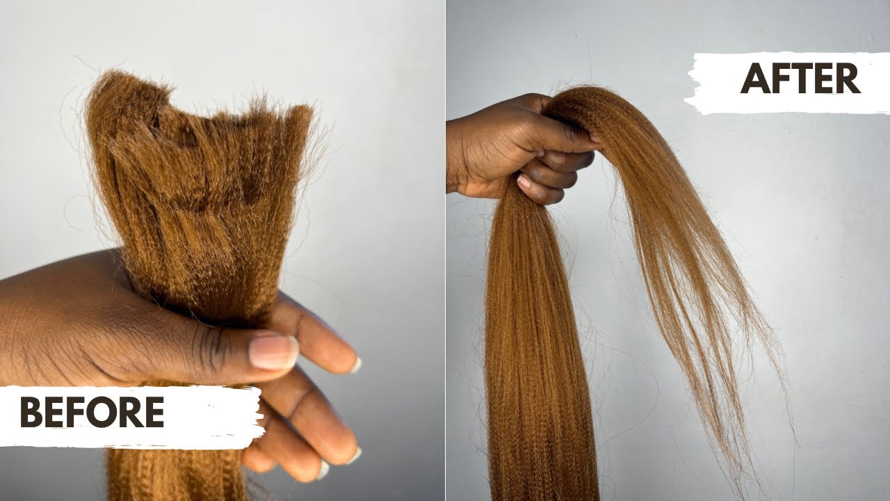 How to Properly Stretch or Prep your Braiding Extensions //: Outre