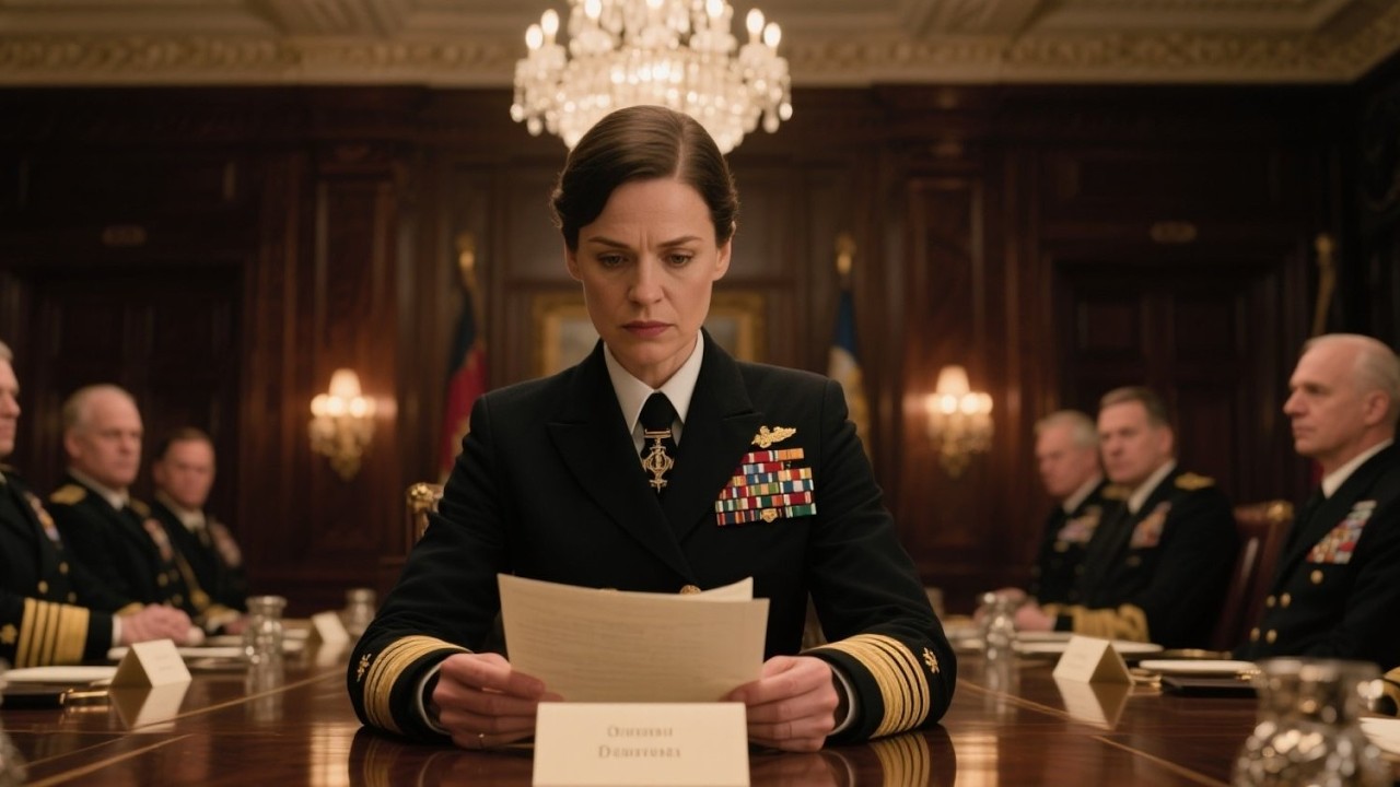 The Formalities Were Underway — Until a Senior Admiral Declined to Sit Without One Name Present